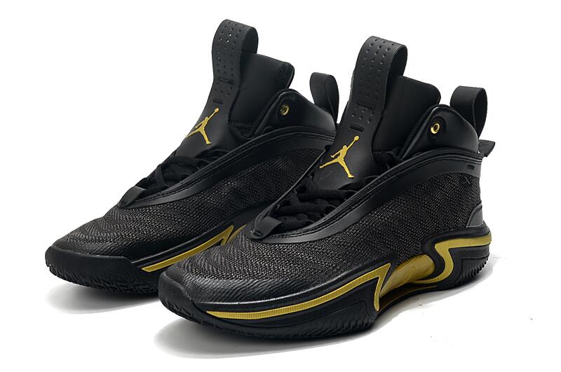 Men's Running weapon Super Quality Air Jordan 36 Black Shoes 001
